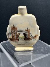 1950's VINTAGE CERAMIC EMPTY PERFUME BOTTLE Tower Bridge London picture