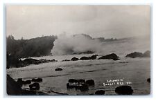 Postcard Entrance to Sunset Bay, Oregon OR RPPC I6 picture