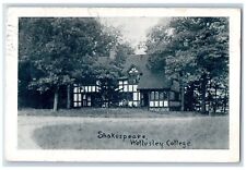 1907 Shakespeare Wellesley College Building Wellesley MA Antique Postcard picture