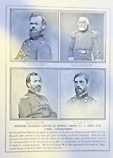 1912 Vintage Illustration Union General Killed in the Civil War picture