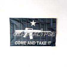 Come And Take It Flag - molon labe ar 15 pro gun texas second amendment american picture