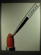 1986 Clinique Lipstick and Lip Brush Makeup Ad picture