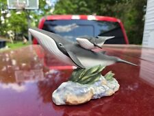 VTG HOMECO Masterpiece Porcelain Endangered Species Fin Whales 1995 Figurine picture