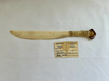 Vintage Inuit bone knife, 1980's, from Snowdrift, North West Territories, Canada picture