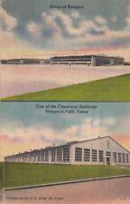 Postcard Hangars + Classroom Buildings Sheppard Field Texas TX picture