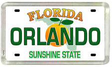 Orlando Florida License Plate Acrylic Small Fridge Souvenir Magnet 2