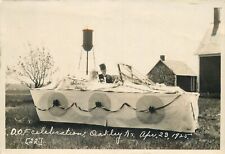 Postcard RPPC Kansas Oakley DOE Celebration 1925 Silverwood Float Logan 23-8376 picture