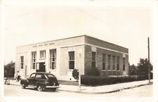U.S. Post Office Kennedy Texas TX Old Car Bikes 1950 Real Photo RPPC picture