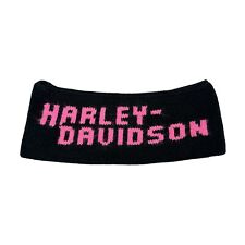Vintage Women’s Harley Davidson Headband - Black Pink picture