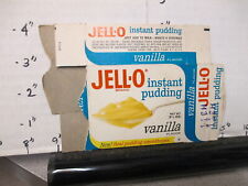 JELL-O Jello gelatin instant pudding 1970s food box General Foods pie VANILLA #2 picture