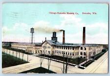 1909 Chicago Kenosha Hosiery Co. Building Tower Road Kenosha Wisconsin Postcard picture