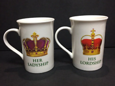 His Lordship & Her Ladyship Fine China Mugs - Designed in England-Lesser & Pavey picture