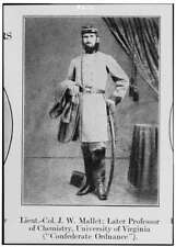 Photo:J.W. Mallet,University of Virginia,Confederate 1912 picture