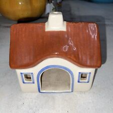 URSULA LEYK LICHTHAUSER WEST GERMANY COZY COTTAGE TEALIGHT CANDLE HOLDER 1989 picture