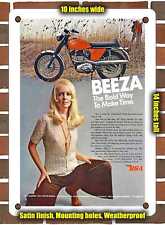 METAL SIGN - 1969 BSA 250cc Starfire Beeza the Bold Way to Make Time - 10x14