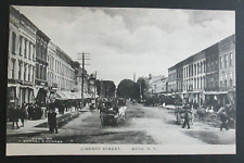 Liberty Street Bath NY Unposted DB Postcard picture