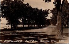 Postcard RPPC Glenwood MN Minnewaska Lake Shore Drive 1920-1945 JB33 picture