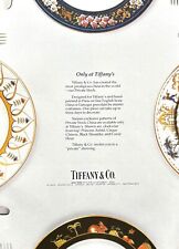 1984 TIFFANY & Co Private Stock China Dinnerware Vintage PRINT AD picture
