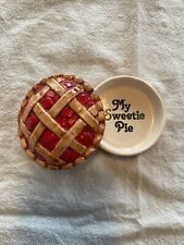 Vintage Trinket Dish , 1980 Cherry Pie “ My Sweetie Pie” picture