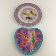 Disney Fairies Tinker Bell Plate Kid Dinnerware Rosetta Fawn Iridessa Silvermist picture