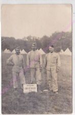 RPPC Photo Card Militaria Souvenir Camp Chalons 1914 Photo Nemon picture