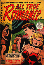 ALL TRUE ROMANCE #13 1953 COMIC MEDIA DON HECK SUBSTITUTE BRIDE BLONDE 120923 picture