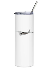 Cessna P210 Stainless Steel Water Tumbler with straw - 20oz. picture