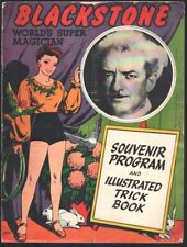 Blackstone World's Super Magician Souvenir Program & Illustrated Joke Book-19... picture