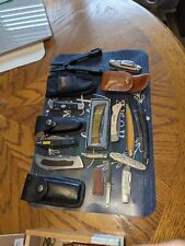 Lot Of Vintage Pocket Knives And Gerber Multi Tool picture