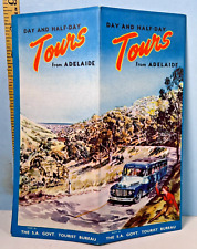 1958 Day & Half-Day Tours from Adelaide South Australia Travel Brochure picture