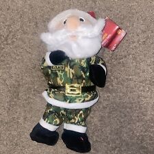 Gemmy Dancing Military Santa Plays You Make Me Feel Like Christmas NEW W/Tag picture