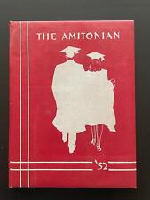 THE AMITONIAN 1952 Yearbook Amity High School College, Springs Iowa  picture