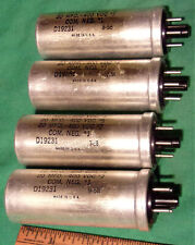 4-Sprague 20/20/20uf 400VDC Can Electrolytic Capacitors OCTAL BASE (1958) picture