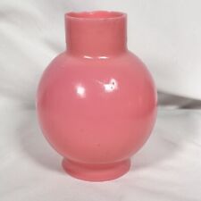 Vintage Pink Bulb Glass Lamp Shade Replacement Part Pink Retro Mid Century picture