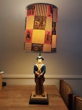 Vintage Lamp  with shade of Revolutionary War Soldier, 1960 Quartite Creative Co picture