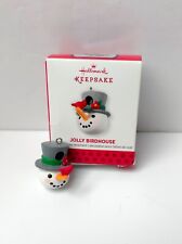2013 Hallmark Keepsake | Jolly Birdhouse Snowman | Miniature Ornament picture