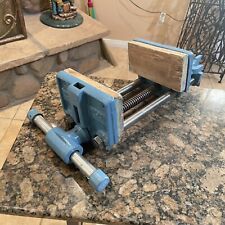 Vintage Wilton USA #W-9-63,Under Bench Quick Release Woodworking Vise,7''Jaw,USA picture