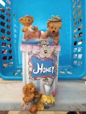 Teddy Bear Honey Bank With Lock Latch picture