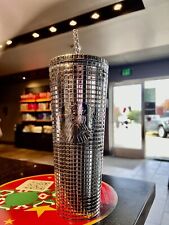 *New* Starbucks 24 oz Silver Cold Cup Tumbler picture
