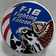 * US Air Force F-16 Fighting Falcon Challenge Coin In An Airtight Capsule picture