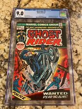 GHOST RIDER #1 CGC 9.0 WHITE PAGES 1ST SON OF SATAN HIGH END MARVEL KEY INVEST picture