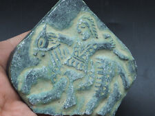 Very Rare Ancient Alexandre the Great on Horse Stone Tablet Circa 300 BC #A622 picture