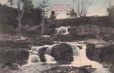 Twin Falls Near Grand Gorge New York NY Catskill Mts Postcard D37 picture