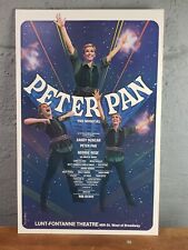 1979 Peter Pan the Musical Sandy Duncan Lunt-Fontanne Window Card Poster 14