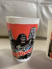 Vintage King Kong Cups 711 Seven Eleven 1976 Lot Of 4 picture