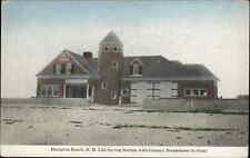 Hampton Beach New Hampshire NH Life Saving Station 1900s-10s Postcard picture