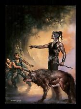 59 Wolf Master 1983 Boris Vellejo 1992 Fantasy Art Card TC CC picture
