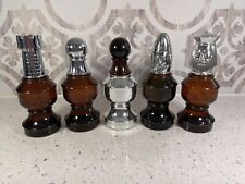 Avon Chess Pieces Bottles lot of 5 Vintage picture