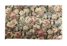 charming 1930s french Silk  striped floral fabric 1590 picture