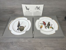 Spode Porcelain Plate Ray Harm American Songbirds Series Cardinal, Barn Swallow picture